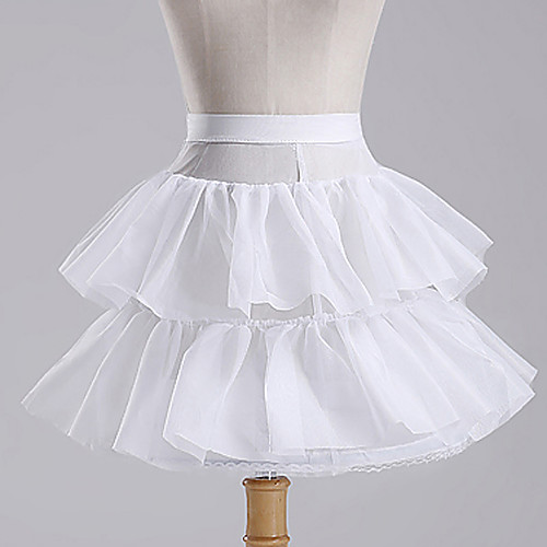 

Petticoat Hoop Skirt Tutu Under Skirt 1950s White Petticoat / Crinoline