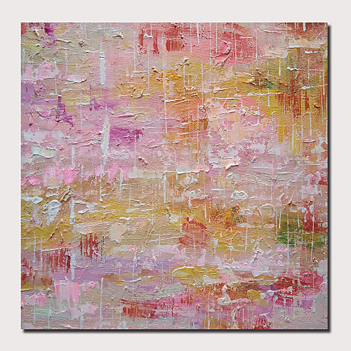 

Oil Painting Hand Painted Square Abstract Landscape Comtemporary Modern Stretched Canvas
