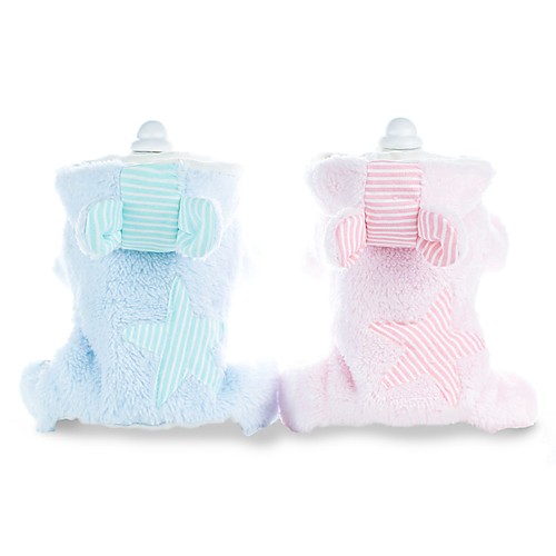 

Dog Costume Coat Puppy Clothes Solid Colored Character Animal Casual / Daily Simple Style Outdoor Winter Dog Clothes Puppy Clothes Dog Outfits Blue Pink Costume for Girl and Boy Dog Fabric XS S M L XL