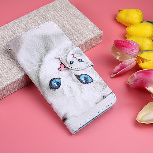 

Case For Apple iPhone XS / iPhone XR / iPhone XS Max Wallet / Card Holder / with Stand Full Body Cases Cat Hard PU Leather
