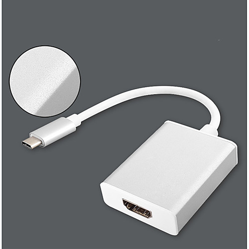 

HDMI / Type-C Адаптер USB-кабеля 1080P Адаптер Назначение Macbook / MacBook Air 20 cm Назначение Пластиковые & Металл / ABS PC