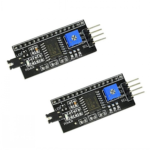 

2PCS IIC I2C Serial Interface Board Module Port for Arduino LCD1602 Display
