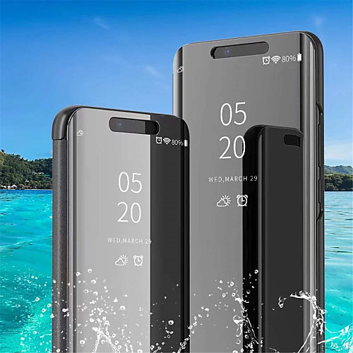 

Case For Huawei Huawei Nova 3i / Huawei Note 10 / Huawei Honor 10 with Stand / Plating / Mirror Full Body Cases Solid Colored Hard PU Leather / Mate 9 Pro