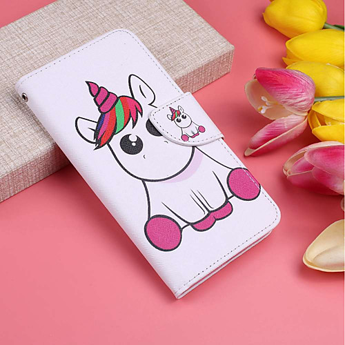 

Case For Xiaomi Xiaomi Redmi Note 5 Pro / Xiaomi Redmi Note 4X / Redmi 6A Wallet / Card Holder / with Stand Full Body Cases Unicorn Hard PU Leather