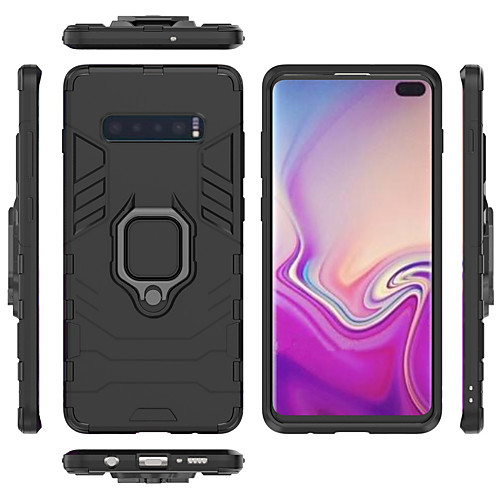 

Case For Samsung Galaxy S9 / S9 Plus / S8 Plus Ring Holder Full Body Cases Armor Hard PC