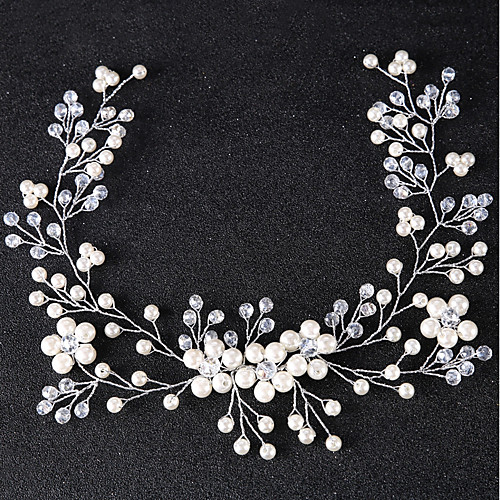 

Alloy Headdress / Headpiece with Faux Pearl / Glitter / Metal 1pc Wedding / Party / Evening Headpiece