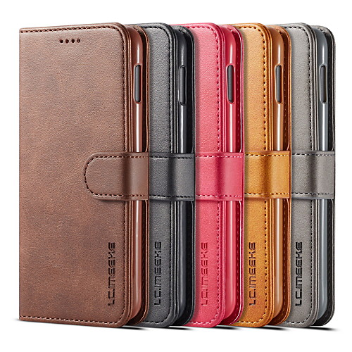 

Case For Samsung Galaxy S9 / S9 Plus / S8 Plus Wallet / Card Holder / with Stand Full Body Cases Solid Colored Hard PU Leather