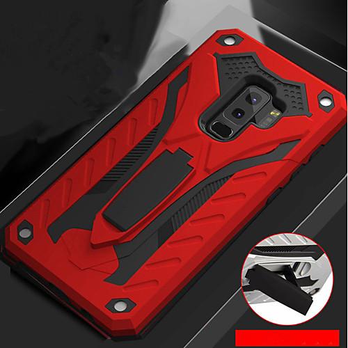 

Phone Case For Samsung Galaxy Back Cover S9 S9 Plus S8 Plus S8 S7 edge S7 S10 S10 Galaxy S10 E Shockproof with Stand Armor Armor Hard TPU