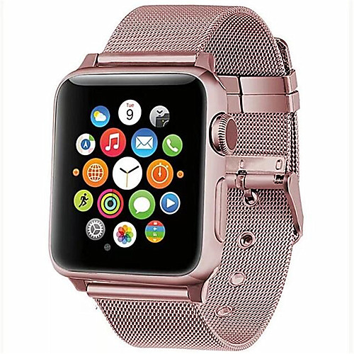 

Smart Watch Band for Apple iWatch 1 pcs Milanese Loop Stainless Steel Replacement Wrist Strap for Apple Watch Series SE / 6/5/4/3/2/1 38mm 40mm 42mm 44mm
