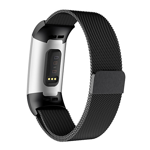 

Watch Band for Fitbit Charge 3 Fitbit Milanese Loop Stainless Steel Wrist Strap