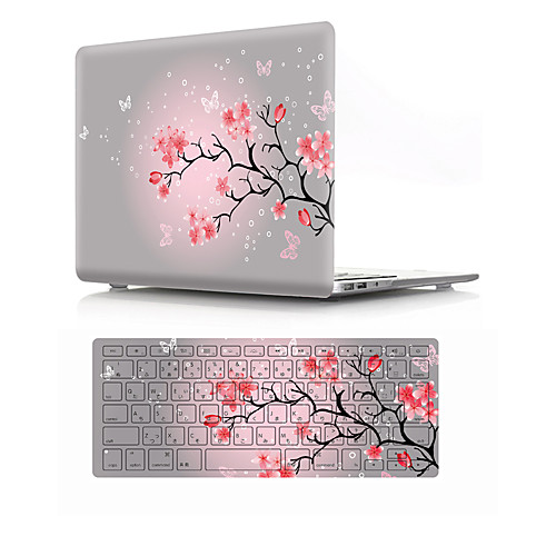 

Combined Protection Flower PVC(PolyVinyl Chloride) for MacBook Air 13-inch / New MacBook Pro 15-inch / New MacBook Air 13"" 2018