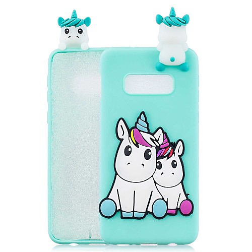 

Phone Case For Samsung Galaxy Back Cover S9 S9 Plus S8 Plus S8 S7 edge S7 S6 edge S6 S10 S10 Pattern Cartoon Unicorn Soft TPU