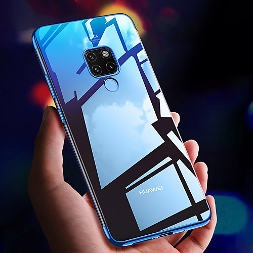 

Кейс для Назначение Huawei Huawei Mate 20 Lite / Huawei Mate 20 Pro Покрытие / Ультратонкий / Прозрачный Кейс на заднюю панель Однотонный Мягкий ТПУ для Mate 10 / Mate 10 pro / Mate 10 lite