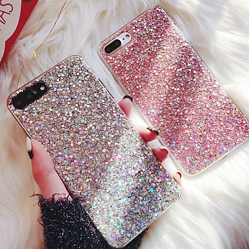 

Phone Case For Apple Back Cover iPhone 12 Pro Max 11 SE 2020 X XR XS Max 8 7 6 iPhone 11 Pro Max SE 2020 X XR XS Max 8 7 6 Glitter Shine Glitter Shine Soft TPU