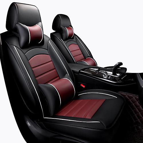 

Car Seat Covers Headrest & Waist Cushion Kits Beige / Black / Brown / Black / Red PU Leather / Artificial Leather Business / Common For universal All years General Motors