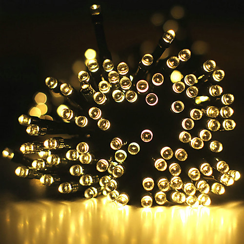

Outdoor Solar String Light LED Solar Garden Light 30m String Lights Outdoor String Lights 300 LEDs 1Set Mounting Bracket 1 set Warm White Cold White RGB Waterproof Solar Party Solar Powered