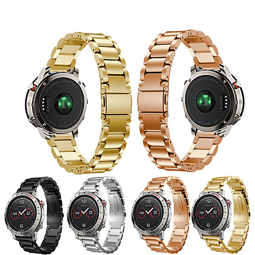 

Watch Band for Fenix Chronos Garmin Sport Band / Classic Buckle Metal / Stainless Steel Wrist Strap