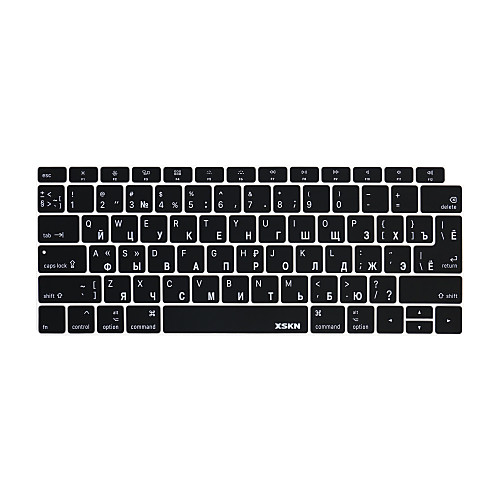 

Скин силиконовая клавиатура xskn на русском языке для 2018 года позже новый MacBook Air 13.3 (макет США / ЕС)