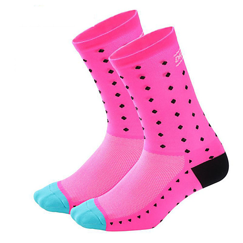 

Men's Women's Running Socks Athletic Sports Socks Cycling Socks Compression Socks Breathable Sweat-wicking Green Blue Pink Road Bike Mountain Bike MTB Running High Elasticity / Road Bike Cycling