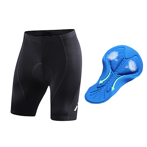 

TRYSIL Men's Cycling Under Shorts Bike Underwear Shorts Padded Shorts / Chamois Bottoms Breathable Sports Solid Colored Black Mountain Bike MTB Road Bike Cycling Clothing Apparel Bike Wear
