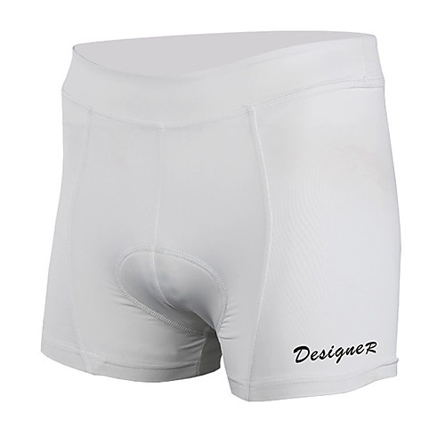 

Men's Cycling Under Shorts Cycling Padded Shorts Bike Underwear Shorts MTB Shorts Sports White Clothing Apparel Bike Wear Advanced Sewing Techniques / Stretchy