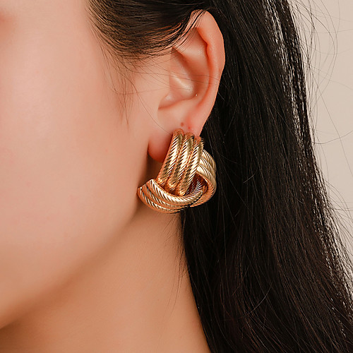 

Women's Earrings Holiday Wedding Birthday Romantic Earrings Jewelry Gold / Silver For Date Street Festival 1 Pair