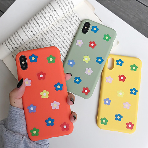 

чехол для яблока iphone xr / iphone xs max шаблон задняя крышка цветок мягкий тпу для iphone x xs 8 8plus 7 7plus 6 6s 6plus 6s plus