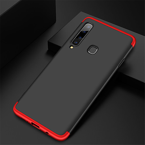 

Phone Case For Samsung Galaxy Full Body Case A6 (2018) A6 (2018) A8 2018 A8 2018 Galaxy A9(2018) Shockproof Solid Color Hard PC