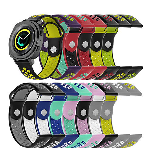 

Ремешок для часов для Gear Sport / Gear S2 Classic Samsung Galaxy Спортивный ремешок силиконовый Повязка на запястье