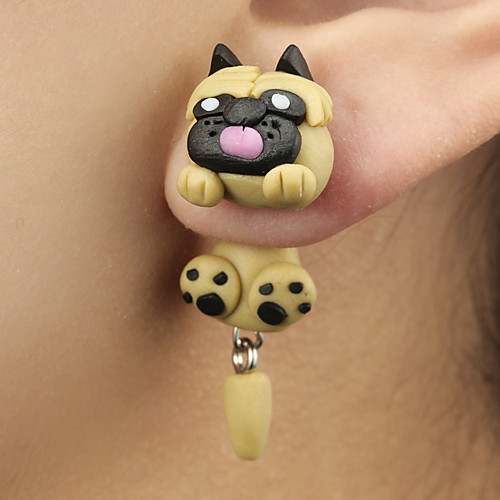 

Women's Earrings Classic Mini Earrings Jewelry Brown For Christmas Party Anniversary Carnival Festival 1 Pair