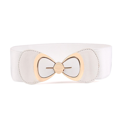 

Women's Cute Fabric Wide Belt - Solid Colored