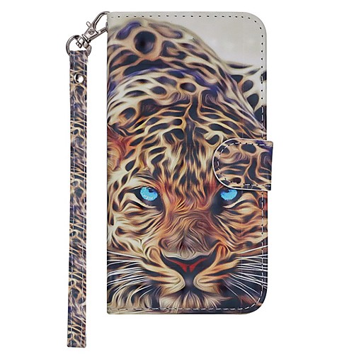 

Case For Samsung Galaxy Galaxy A10(2019) Wallet / Card Holder / with Stand Full Body Cases Animal Hard PU Leather