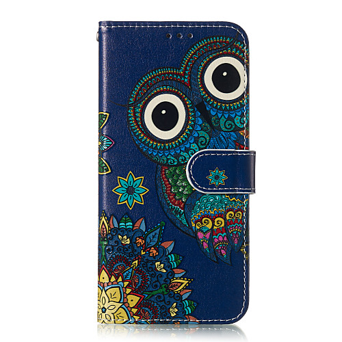 

Phone Case For Samsung Galaxy Full Body Case Leather S9 S9 Plus S8 Plus S8 S7 edge S7 S6 edge S6 S10 S10 Card Holder Pattern Animal Hard PU Leather