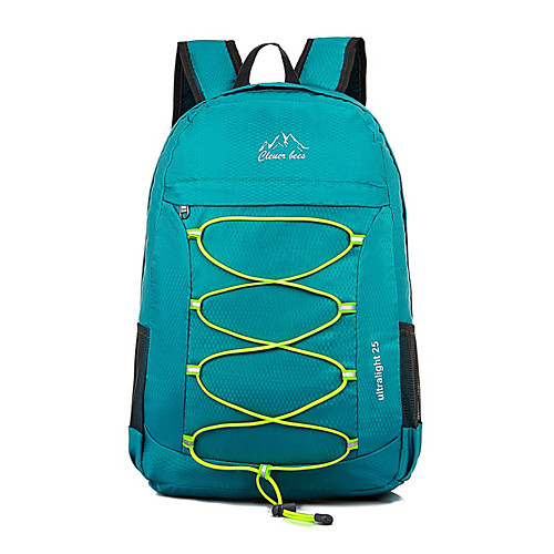 

20-35 L Hiking Backpack Lightweight Packable Backpack Packable Rain Waterproof Quick Dry Foldable Compact Outdoor Hiking Camping Nylon Violet Red Fuchsia / Wear Resistance
