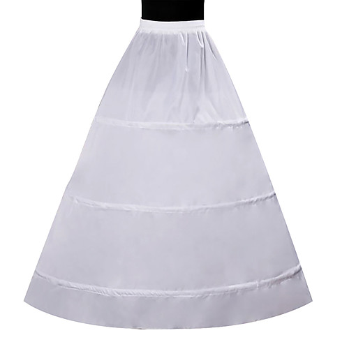 

Bride Classic Lolita 1950s Vacation Dress Dress Petticoat Hoop Skirt Crinoline Prom Dress Women's Girls' Costume White Vintage Cosplay Wedding Party Princess