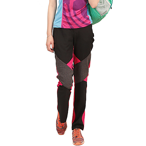 

Women's Hiking Pants Trousers Patchwork Summer Outdoor Ultra Light (UL) Quick Dry Breathable Sweat wicking Pants / Trousers Bottoms Black Camping / Hiking / Caving Traveling 27 28 29 30