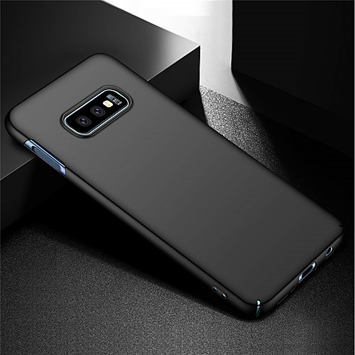 

Кейс для Назначение SSamsung Galaxy Galaxy S10 / Galaxy S10 Plus Защита от удара Кейс на заднюю панель Однотонный Твердый ПК для S9 / S9 Plus / S8 Plus