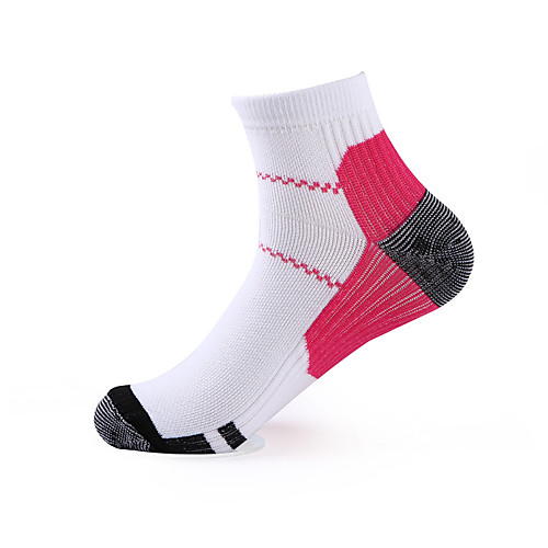 

Men's Women's Athletic Sports Socks Hiking Socks 1 Pair Low Ankle Socks Outdoor Breathable Quick Dry Reduces Chafing Sweat-wicking Compression Socks Patchwork Nylon Violet Yellow Army Green for