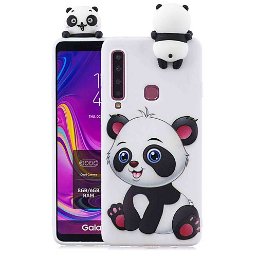 

Case For Samsung Galaxy A5(2018) / A6 (2018) / A6 (2018) Pattern Back Cover Cartoon / Panda Soft TPU