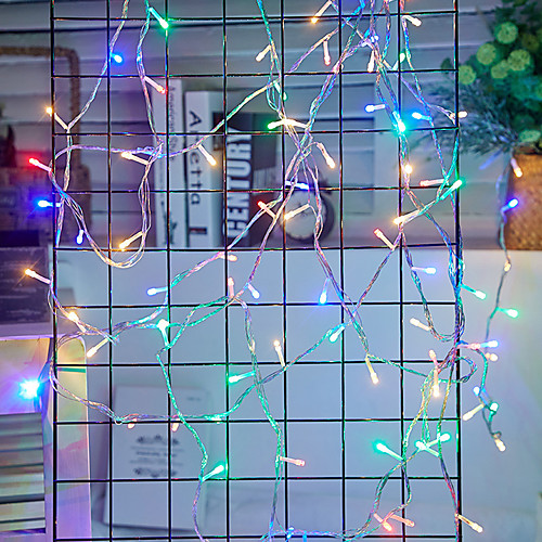 

50m String Lights Outdoor String Lights 400 LEDs 1 set Cold White Red Blue Waterproof Creative Party 220-240 V 110-120 V IP44