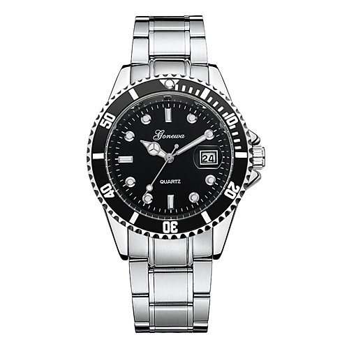 

Men's Steel Band Watches Analog Quartz Casual Calendar / date / day Casual Watch Cool