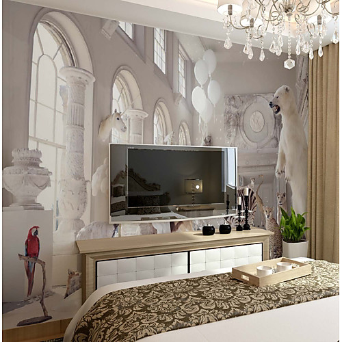 

Mural Wallpaper Wall Sticker Covering Print Adhesive Required 3D Effect Palace Canvas Home Décor