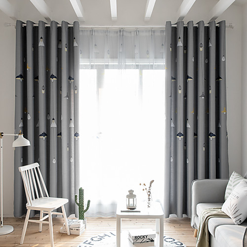 

European Blackout One Panel Curtain Living Room Curtains