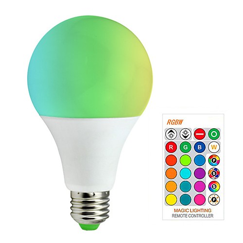 

1pc 10 W LED Smart Bulbs 200-800 lm E26 / E27 A80 6 LED Beads SMD 5050 Smart Dimmable Remote-Controlled RGBW 85-265 V / RoHS