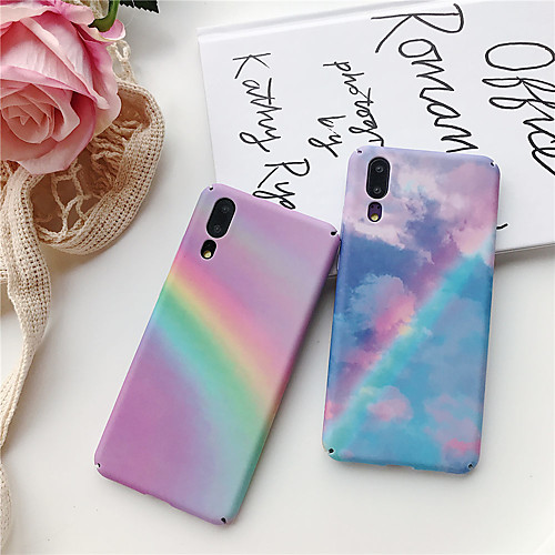 

Case For Huawei Huawei P20 / Huawei P20 Pro / Huawei P20 lite Ultra-thin / Pattern Back Cover Scenery Hard PC