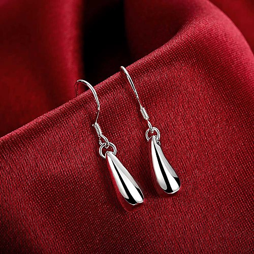 

Women's Drop Earrings Drop Silver Plated Earrings Jewelry Silver For Casual Daily