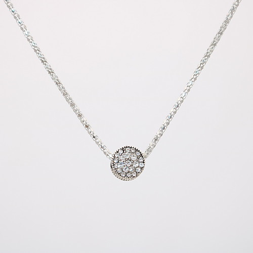 

Women's Pendant Necklace Necklace Classic Flower Dainty Unique Design Fashion Modern Silver Plated Chrome Red Light Green Blue Pink White 42 cm Necklace Jewelry 1pc For Street Carnival Holiday Club