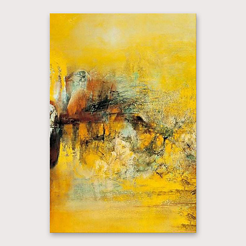 

Oil Painting Hand Painted Vertical Abstract Modern Stretched Canvas