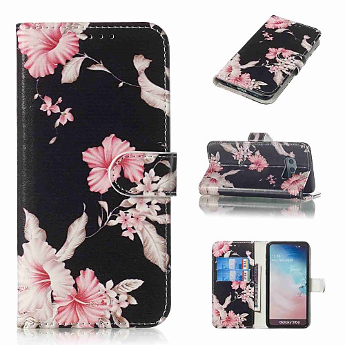 

Case For Samsung Galaxy S9 / S9 Plus / S8 Plus Wallet / Card Holder / Flip Full Body Cases Flower Hard PU Leather
