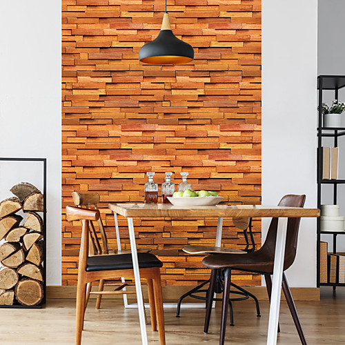 

Wallpaper Wall Covering Sticker Film Brick Peel and Stick Removable 3D Vinyl PVC Home Décor 10045 cm